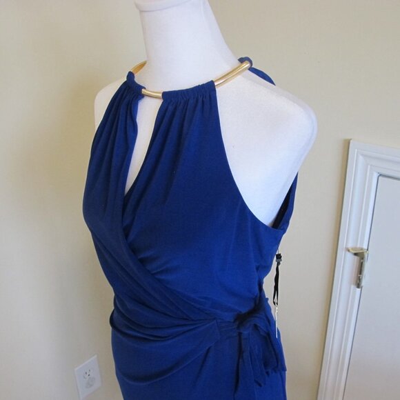 NWT Kensie Women's Sleeveless Blue Dress Size 6 NEW - Picture 2 of 5